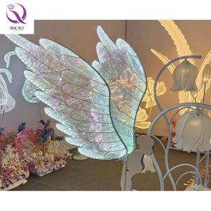 L'ange route éclairage ornements luxe <span class=keywords><strong>2023</strong></span> décoration de mariage toile de fond pour la scène d'événement décoration d'entrée de mariage - Product Image 2