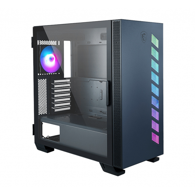 MSI MAG VAMPIRIC 300R PACIFIC BLUE Mid-Tower Computer Case Supports EATX Motherboard PC Desktop Gaming Case