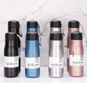 ขวดน้ำเก็บความเย็นสุญญากาศแบบสองชั้น ขนาด 500 มล. ปราศจากสาร BPA พร้อมเชือก ปรับแต่งได้รวดเร็ว - Product Image 4