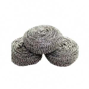 Éponges en laine d'acier, tampons de nettoyage flexibles, boules de nettoyage pour cuisine, éponges métalliques 410 pour laver la vaisselle, les casseroles, les poêles et les éviers - Product Image 4