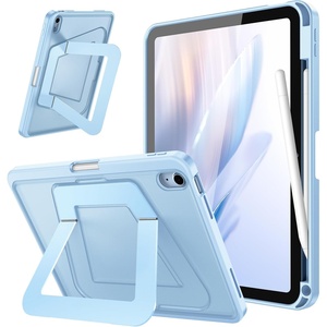 Coque ergonomique fine pour <span class=keywords><strong>iPad</strong></span> <span class=keywords><strong>Mini</strong></span> <span class=keywords><strong>6</strong></span> / 7 avec support pour stylet intégré et support multi-angles réglable pour l'éducation - Product Image 1