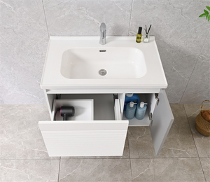 Lujo estilo moderno Hotel baño inodoro muebles Pvc baño vanidad gabinete con <span class=keywords><strong>precio</strong></span> de fábrica competitivo - Product Image 6