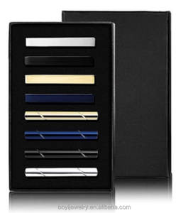 Boutons de manchette personnalisés pour hommes, pinces à <span class=keywords><strong>cravate</strong></span> avec logo personnalisé, vente en gros - Product Image 4