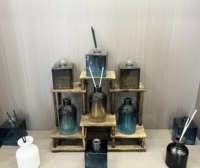 Emballage personnalisé avec logo, flacons de parfum aromatique de luxe vides transparents de 100 ml et 300 ml, diffuseurs de parfum à bâtonnets, flacons d'aromathérapie en verre, fabrication chinoise