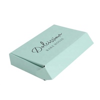 Boîtes postales personnalisées avec logo mini enveloppe pliable brillante boîte en carton ondulé bijoux enveloppes écologiques