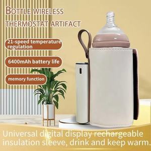 Nuevo Calentador de Biberones Inalámbrico con Pantalla Digital USB, Calentador de Agua y Leche de Viaje con Batería - Product Image 3