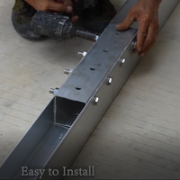 Supports de montage personnalisés en aluminium pour panneaux solaires résidentiels, structures de stationnement solaire pour voitures