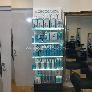 Shampoo salone display merchandising apparecchi di sapone in legno espositore - Product Image 2