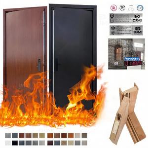 <span class=keywords><strong>Puerta</strong></span> Interior Ignífuga para Hoteles y Villas de Lujo, 60/90/120 Min, PVC Moderno, Abatible, con Aislamiento Acústico y Protección Contra Incendios - Product Image 2