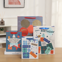 Sac de vaisselle en papier blanc jetable avec logo imprimable FSC personnalisé, emballage à emporter, sac en papier à provisions pour cadeau d'anniversaire, vente en gros