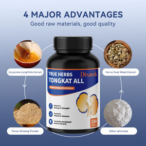 مكمل غذائي فائق الجودة من جذور التونغكات علي، 150 كبسولة، تركيبة لتعزيز طاقة الرجال، يدعم التحمل والقوة والصحة - Product Image 6