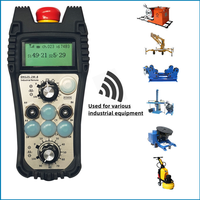 Télécommande industrielle sans fil DH12ST-2W-8K à double vitesse avec code d'apprentissage, portée de 200 m, affichage E-STOP et contrôle de vitesse