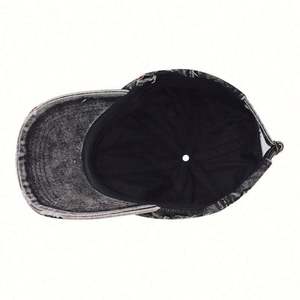 Nouvelle Arrivée 2025 Casquette de Baseball Unisexe en Denim Délavé et Vieilli à Grandes Trous - Product Image 6