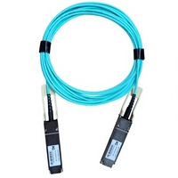 Cable Óptico Activo (AOC) QSFP28 de 100G Personalizable con Varias Opciones de Longitud, Compatible con InfiniBand EDR y Garantía de 3 Años