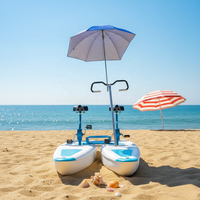 Bateau à pédales Meierya M030 à coque en fibre de verre, breveté et très vendu, homologué CE, capacité de 120 kg, couleur personnalisable pour les balsances en brise légère