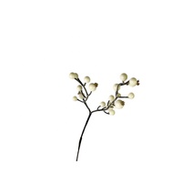 Hete Verkoop Kunstmatige Witte Bessen & Frambozen Tak Stengel Voor Nieuwjaar Kerst Halloween & Bruiloft Home Decoraties