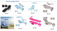 Chaise de bronzage robuste avec chaise longue pliante réglable à 5 positions, chaise longue de plage portable