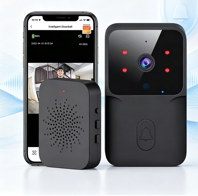 Electronic Waterproof Outdoor Smartphone Remote Control Automatic Digital Door Lock with Doorbell Wifi Smart Door Lock