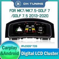 Compatible avec les systèmes numériques LCD Linux pour Golf 7/Golf 7.5 (MK7/MK7.5) 2013-2020, CarPlay sans fil, Android Auto, multiples thèmes d'interface utilisateur.