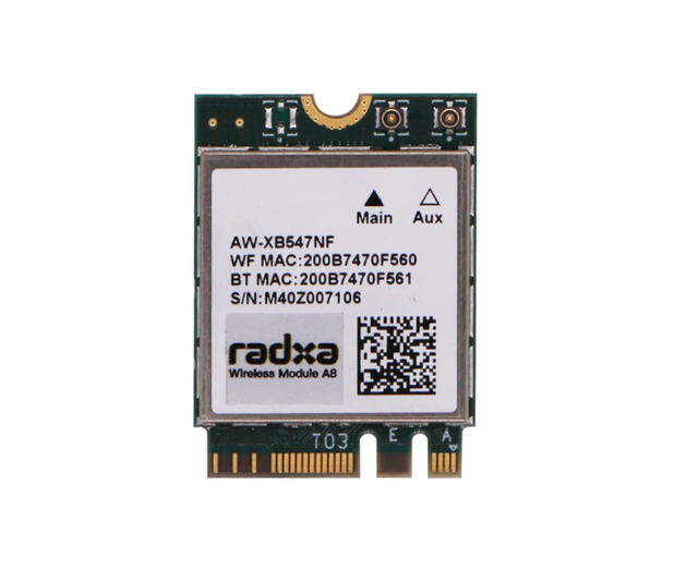 Radxa A8 Wireless Module WiFi6 BT5.2 Dual Antenna Realtek RTL8852BE Long Distance Transmission