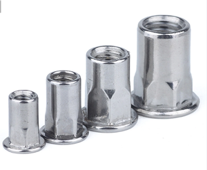 핫 세일 스테인레스 스틸 304/316 블라인드 리벳 너트 플랫 헤드 M3 M4 M6 M8 M10 크기 하이 퀄리티 너트 - Product Image 6