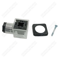 Transparent DIN43650A 2P + E 3P + E IP65 électrovanne connecteur électrique prise prise DIN 43650 forme a 18mm 220V AC 24V DC