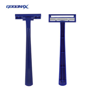 Mannelijk Nieuw Ontwerp 3 Mes Plastic Handvat Scheermes Drievoudig Scheermes Scheermes - Product Image 1