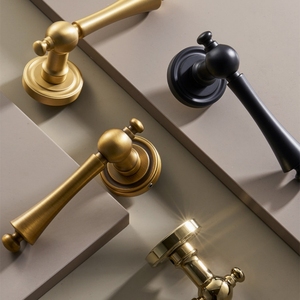 Pure Brass Bedroom Wooden <strong>Door</strong> Lock Textured Magnetic Silent Interior Brass Lockset <strong>Door</strong> Handle Home Furniture Hardware <strong>Bar</strong> - Product Image 4