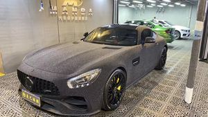 1.3 * 17m哑光钻石闪光黑色乙烯基无气泡哑光时尚乙烯基汽车包装贴纸 - Product Image 4