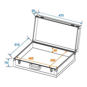 Grand étui de transport ODM personnalisable pour pédale d'effet guitare 450mm X 300mm - Product Image 3