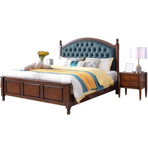 <span class=keywords><strong>Lit</strong></span> double en <span class=keywords><strong>bois</strong></span> de style rustique européen, meubles de chambre à coucher, <span class=keywords><strong>lit</strong></span> plateforme en <span class=keywords><strong>bois</strong></span> de chêne massif - Product Image 3