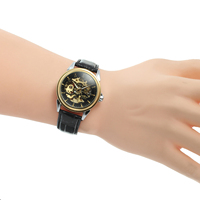 Fabricant de montres pour hommes de luxe à marque privée OEM, faible MOQ, montre mécanique de loisirs, mode, cuir, affaires, T-winner