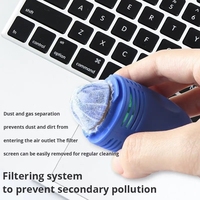 Mini aspirateur, brosse de nettoyage pour clavier, nettoyeur de coque d'ordinateur portable, brosse anti-poussière, aspirateur portable USB, outils de nettoyage