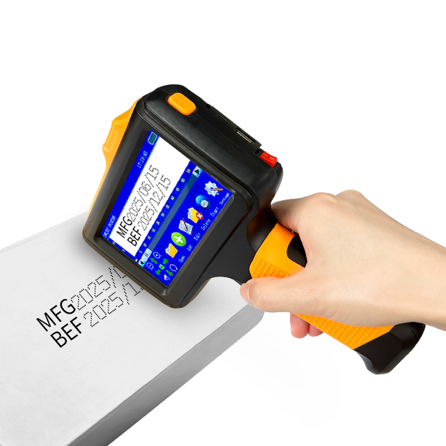 DMX Factory Price 12.7MM Portable Label Printer Sticker Printer Machine Plastic ID PVC Card Manual Inkjet Printer