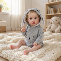 Poupée Reborn réaliste de 20 pouces en vinyle souple, jouet pour enfants, cadeau, vente en gros, personnalisable