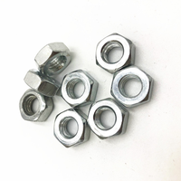 ANSI/ASME B18.2.2 Grade 2 1/4 "5/16" 3/8 "1/2" 5/8 "Galvanisation Blanc ou Jaune Couleur Pouce UNC BSW Écrou hexagonal