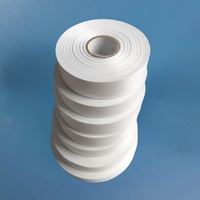 Ruban de satin mat épais en polyester en gros d'usine pour étiquette de vêtement