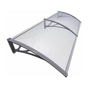 Abri de pluie à baldaquin pour balcon patio extérieur sur mesure avec transmission complète de la lumière ou transmission semi-lumineuse OEM ODM - Product Image 1