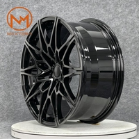 Jantes en alliage Maxtera forgées sur mesure, finition noir brillant, style 826M, pour voitures particulières BMW M2 M3 M4 M340i M440i Série 3 4 5 X3M X4M