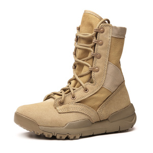 Bottes tactiques Df Df18 Desert Tan respirantes pour hommes, chaussures de randonnée hautes pour l'extérieur, toutes saisons - Product Image 1