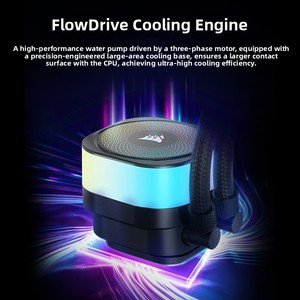 Refroidisseur de processeur à eau intégré Icue <span class=keywords><strong>Link</strong></span> Titan 360 Rx Rgb avec ventilateur à lévitation magnétique noir - Product Image 4