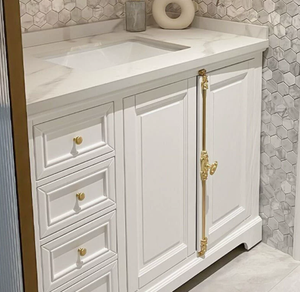 Üst Düzey Altın Çinko Alaşımlı Geleneksel Tasarım Dolap Kulpları Ayarlanabilir Kapı Kolları Çekmece Kulpları Çok Fonksiyonlu Gardırop Yemek Odası - Product Image 4