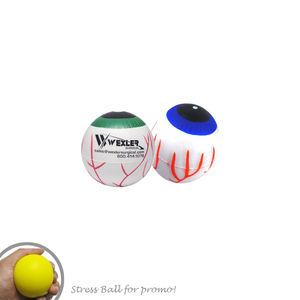 <span class=keywords><strong>Promotion</strong></span> Custom Logo <span class=keywords><strong>Promotion</strong></span> Release Druck Anti PU Stress Ball Augen Form Zappeln Stress Ball - Product Image 1