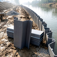 Fournisseur direct d'usine de palplanches en vinyle de type U et Z, palplanches en PVC pour les projets d'ingénierie civile et hydraulique