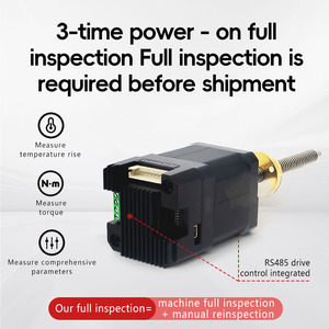 Umot DC nema11/14/17/23 động cơ bước tuyến tính với vít chì Tích hợp trình điều khiển RS485 + Bộ điều khiển được trang bị phần mềm gỡ lỗi - Product Image 4