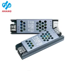 HuaHang Slim AC DC LED Strip Tegangan Konstan Amp 3A 5A 10A Smps 36W 45W 60W 100W 200W 300W 400W Switching Power Supply 12V 24V