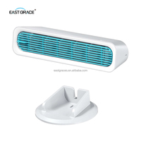 Mini ventilador enfriador de aire recargable de 3600mAh, ventilador de refrigeración de sobremesa con control remoto, 1-3 velocidades de viento, USB tipo C para el hogar y la oficina