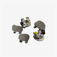 Ensemble de brackets orthodontiques autoligaturants en métallurgie des poudres, appareils dentaires autoligaturants durables pour l'alignement des dents