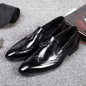 Zapatos de Cuero Casuales de Otoño para Hombre, Formales, Impermeables, Transpirables, de Alta Calidad, Talla Grande, Retro, con Aumento de Altura, Sin Cordones - Product Image 2