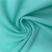 100% en nylon doux magique adhésif recyclé tricoté un côté brossé tricot tissu de velours de boucle de fournisseur de rouleau pour soutien-gorge boucle doublure